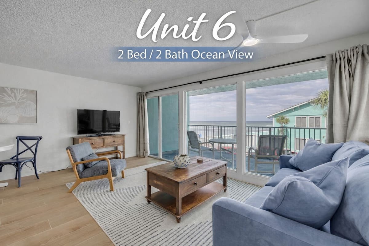 Condo conforto, vista para o oceano | Vista da sacada