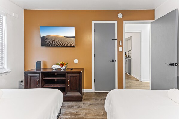 2 habitaciones, internet y ropa de cama