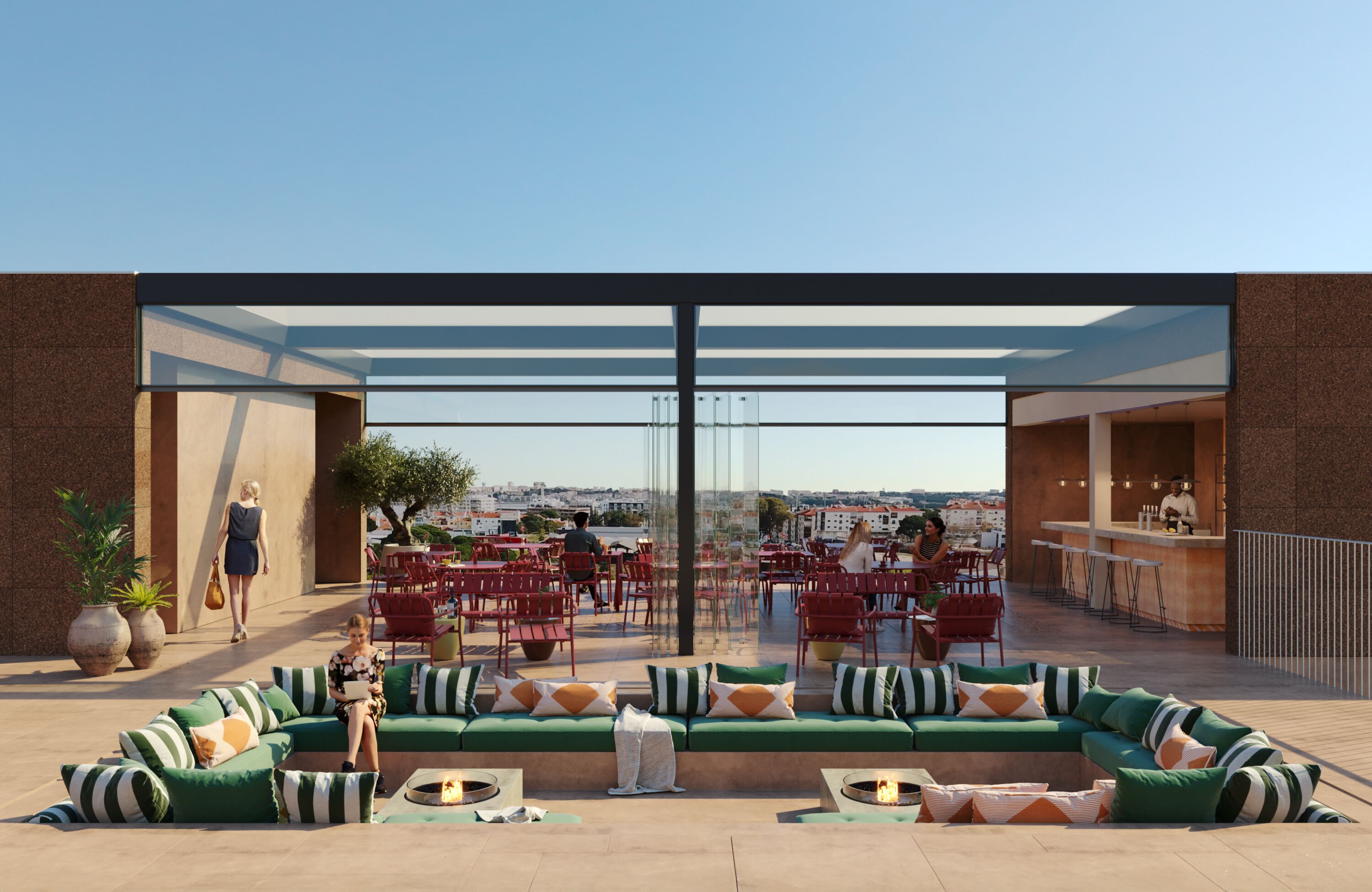 Hồ bơi ngoài trời 