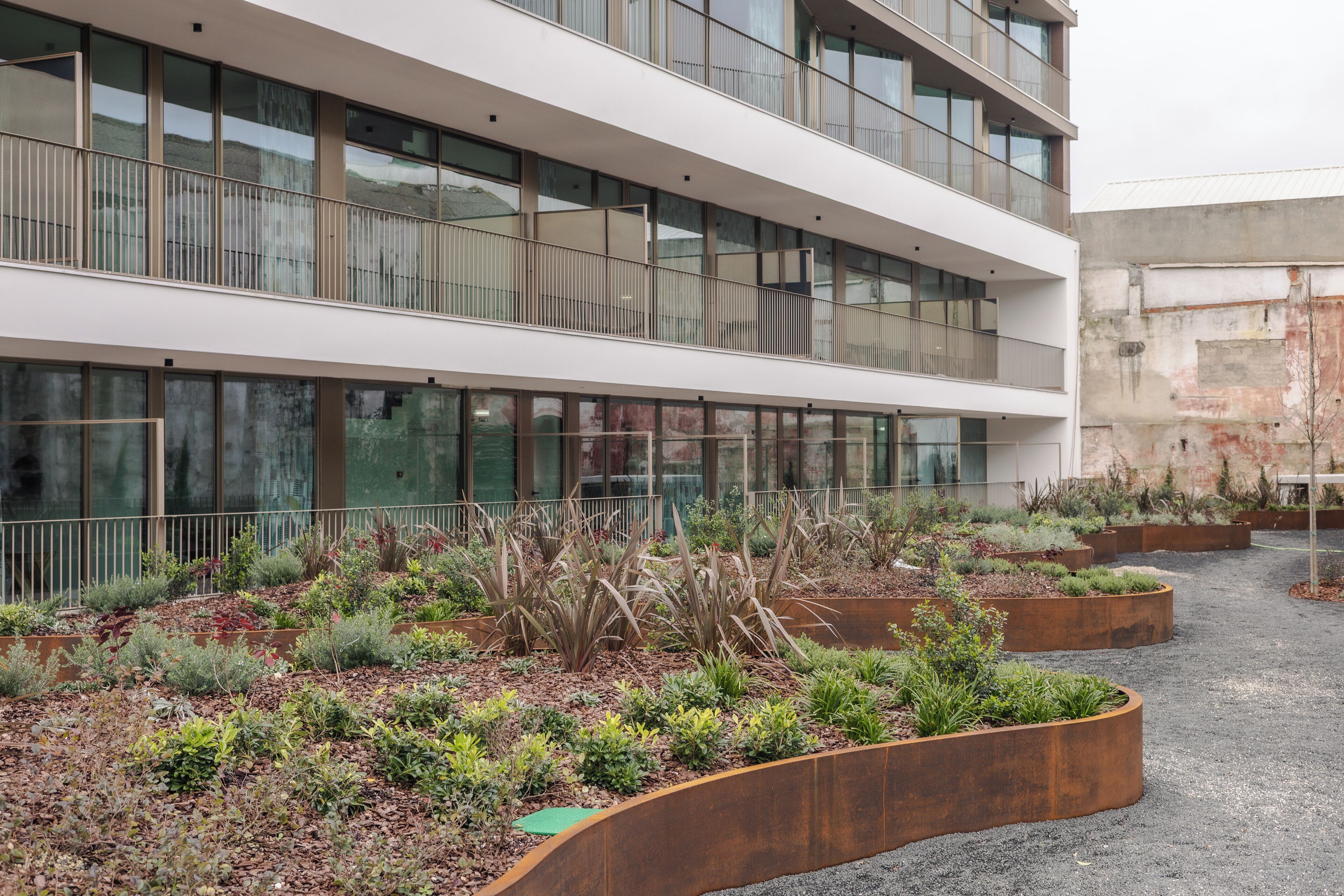 Façade de l’hébergement