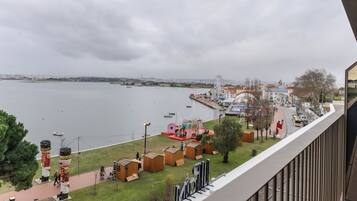 Byutsikt fra overnattingsstedet