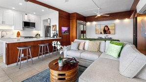 Condo, Berbilang Katil, Lanai, Ocean View (Hale Pohaku 3) | Ruang tamu