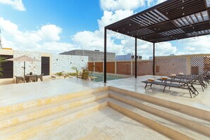 Terrasse sur le toit