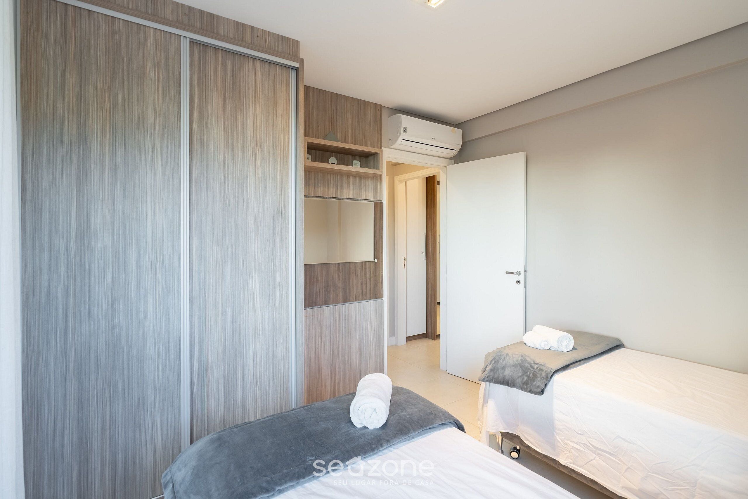 Apartemen Basic | 2 kamar tidur dan Wi-Fi gratis