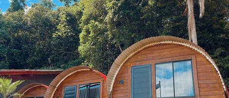 Majoituspaikan julkisivu