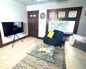 TV - THE LIONS DEN - 6 Bedroom, Cozy Old Brooklyn Home near Zoo, downtown (Cleveland)