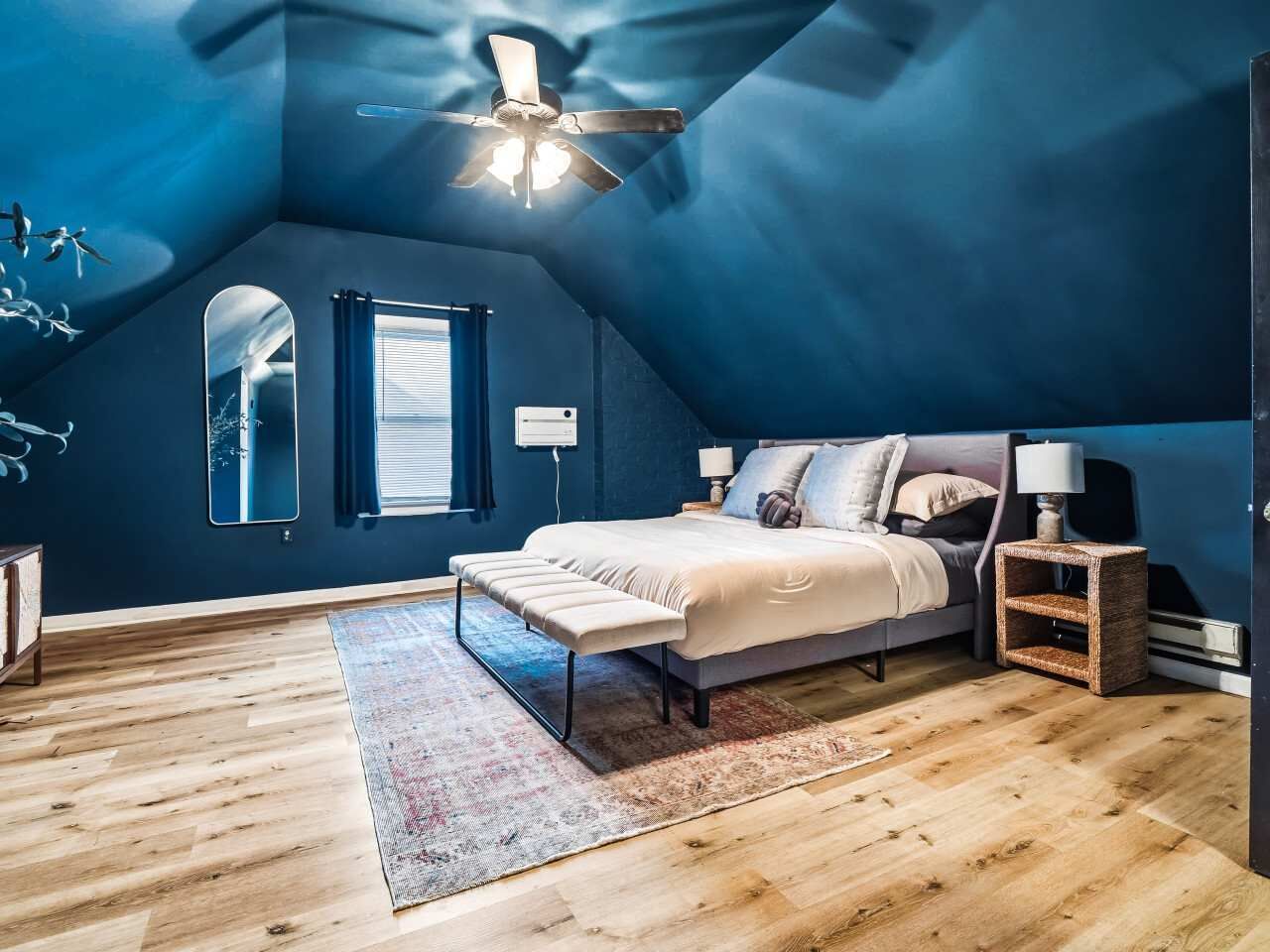 4 bedrooms, iron/ironing board, travel crib, WiFi