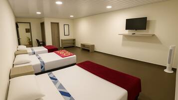 1 bedroom, internet, bed sheets