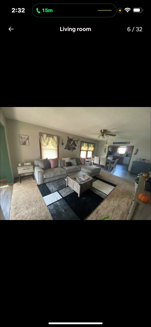 DVD player, table football, books, stereo