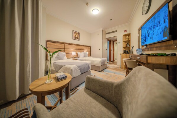 Twin Room | In-room safe, blackout drapes, iron/ironing board, free WiFi