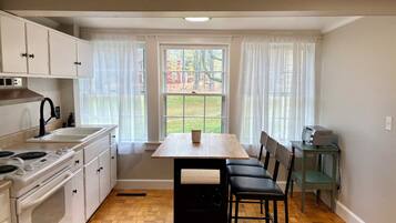 Microwave, oven, stovetop