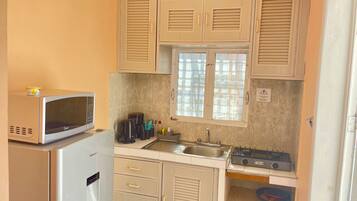 Comfort studio, balkon, uitzicht op de stad | Privékeuken