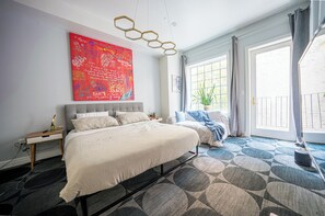 3 chambres, fer et planche Ă repasser, Wi-Fi, draps fournis