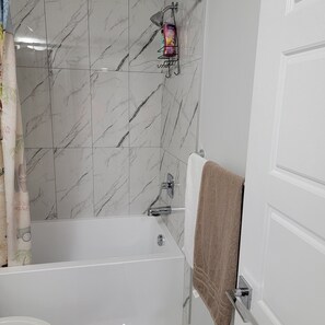 Towels, soap, toilet paper
