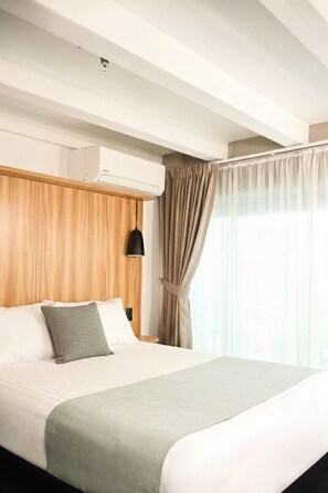 สตูดิโอ | ผ้าม่านกันแสง, Wi-Fi ฟรี, ผ้าปูที่นอน