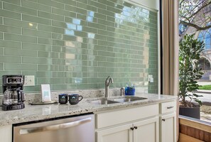 Fridge, microwave, oven, stovetop - The Vanderbilt at Heirloom Asheville | Downtown Asheville Accessible Luxury Condo (Asheville)