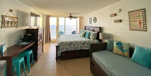 1 slaapkamer, een bureau, een strijkplank/strijkijzer, gratis wifi