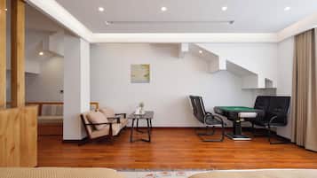 Family Triple Room, Hill View | Desk, laptop workspace, blackout drapes, free WiFi