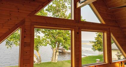 Lake Bemidji retreat- modern, cozy cabin spacious enough for family and friends.