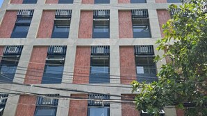 Overnatningsstedets facade