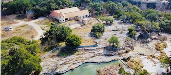 Castle Experience!  Peacocks, Sauna, Pool/Hot Tub, Creek with swimming hole