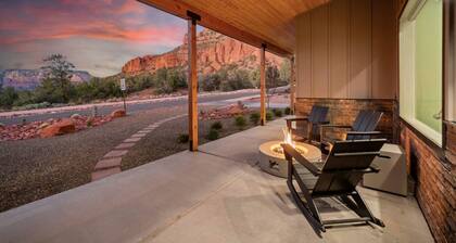 New Build w/ Epic Views & Walk to Chapel/Trails!