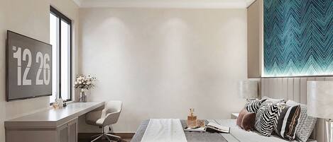 Double Room | In-room safe, desk, laptop workspace, iron/ironing board