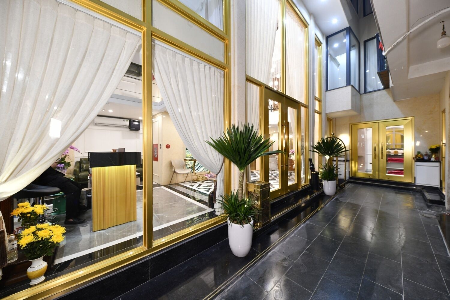 Façade de l’hébergement