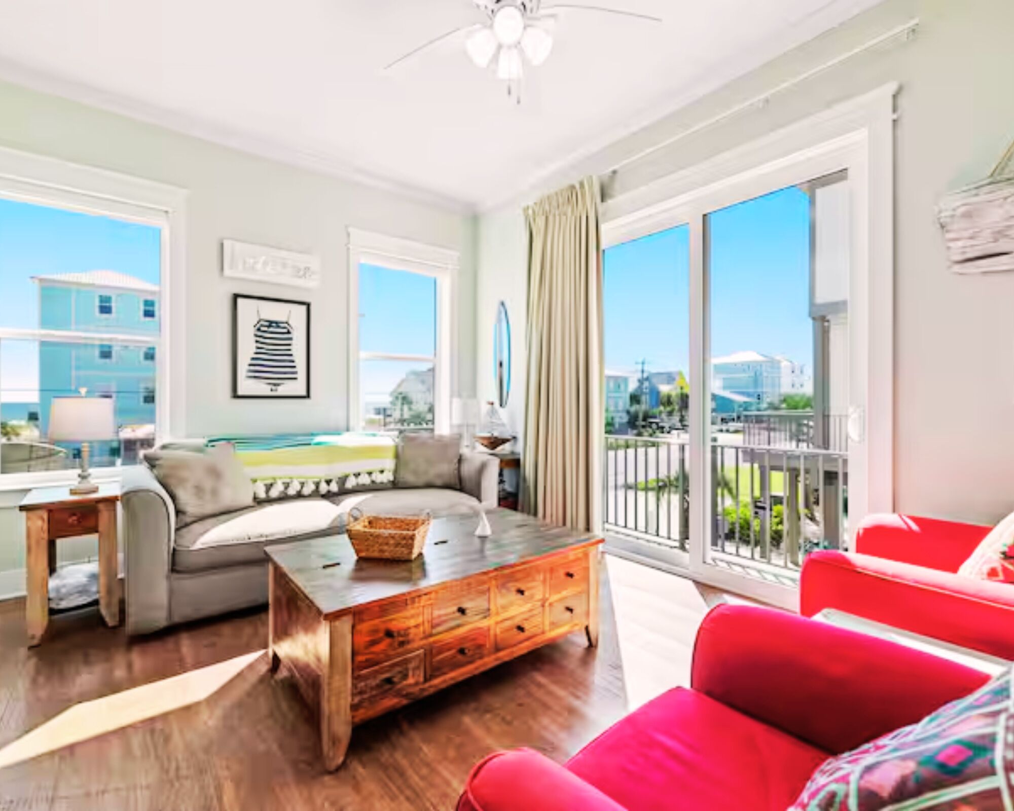 2 BR, 3 BA, Sleeps 10 + Gulf Views 