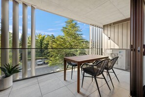 Apartment | Dining - Elegant 2-bed Urban Retreat With Outdoor Dining (Canberra)