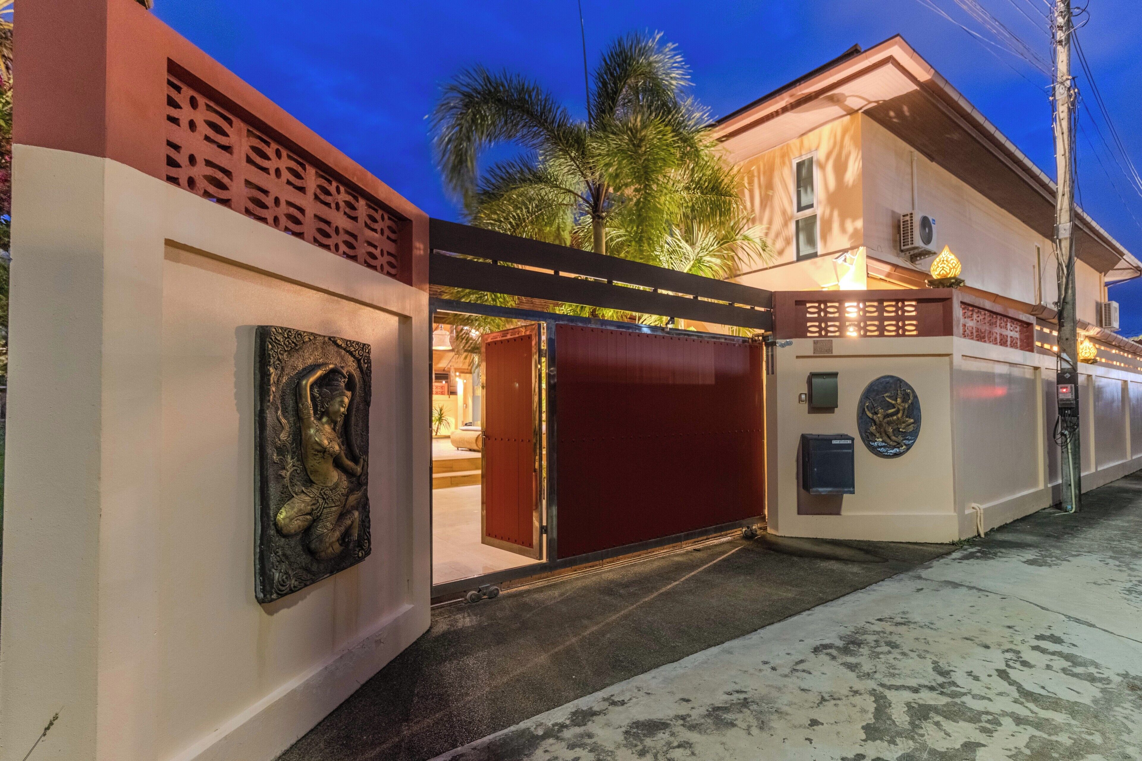 Fassade der Unterkunft