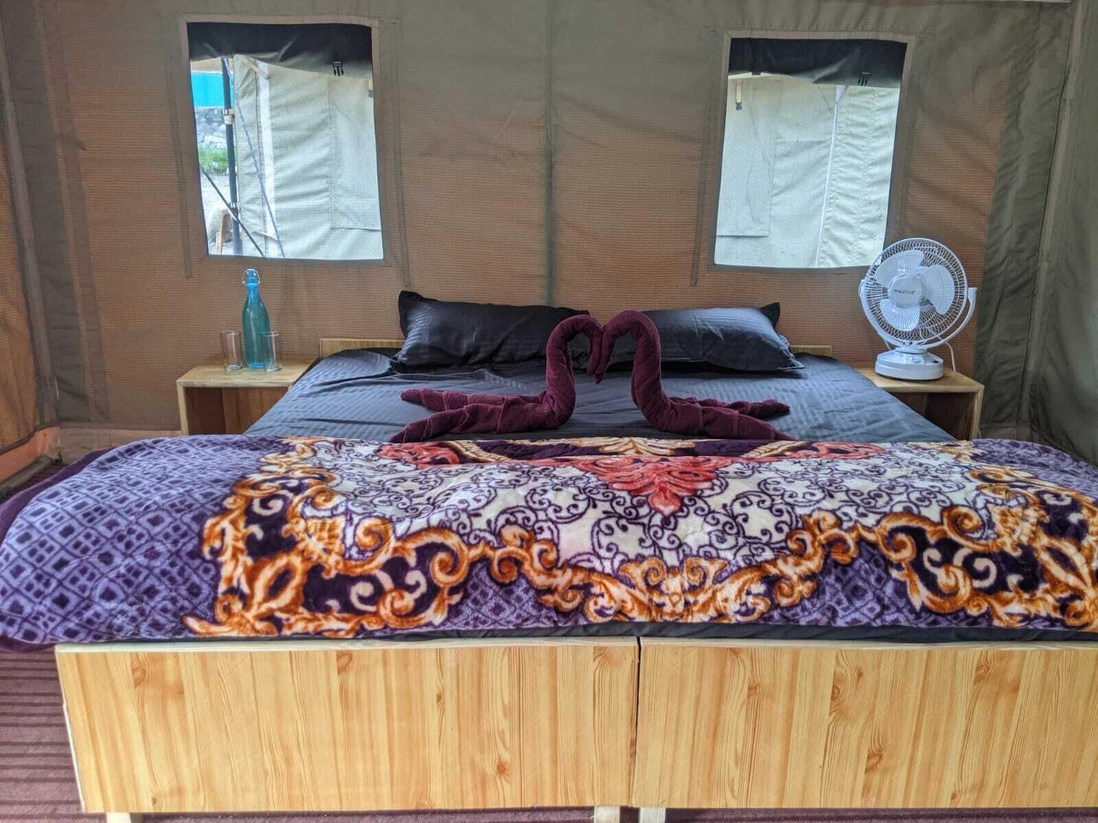 デラックス テント パティオ マウンテンビュー