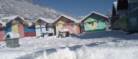 奢华小屋, 露台, 山景 | 山景