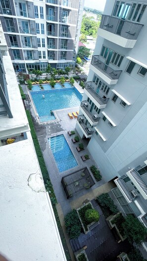 Shared Dormitory, 1 Bedroom, Balcony, Pool View | Pool | Outdoor pool