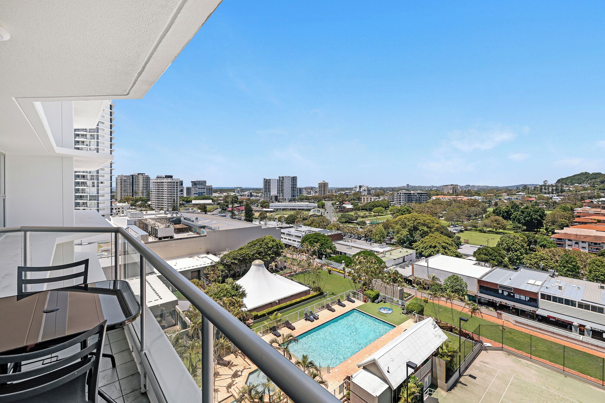 Two Bedroom Pool View Apartment | Balcony