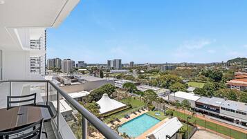 Two Bedroom Pool View Apartment | Balcony