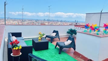 Duplex Penthouse Apartment, 4 bedrooms with three private terraces, Stunning Views | Terrace/patio