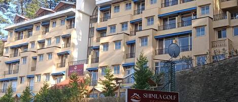 Façade de l’hébergement