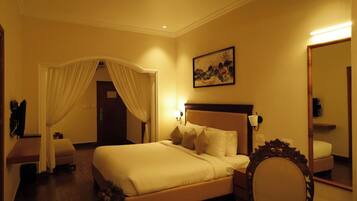 Superior-huone, vuoristonäköala | Ilmainen Wi-Fi, vuodevaatteet