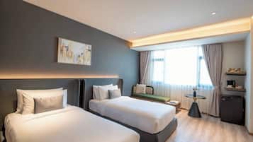 Superior Double or Twin Room, Pool View | In-room safe, blackout drapes, free WiFi