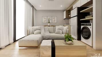 Suite Exécutive, véranda, vue colline | Coffres-forts dans les chambres, rideaux occultants, Wi-Fi gratuit