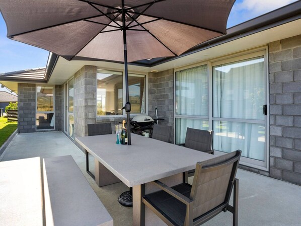 House, 4 Bedrooms, Accessible, Balcony | Terrace/patio - The Reel Weekend Batch (Waihi Beach)