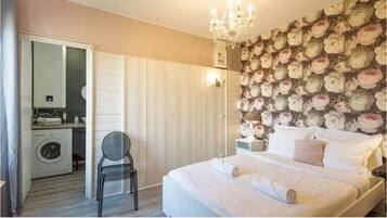 2 slaapkamers, een strijkplank/strijkijzer, wifi, beddengoed