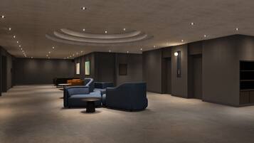 Sala de estar en el lobby