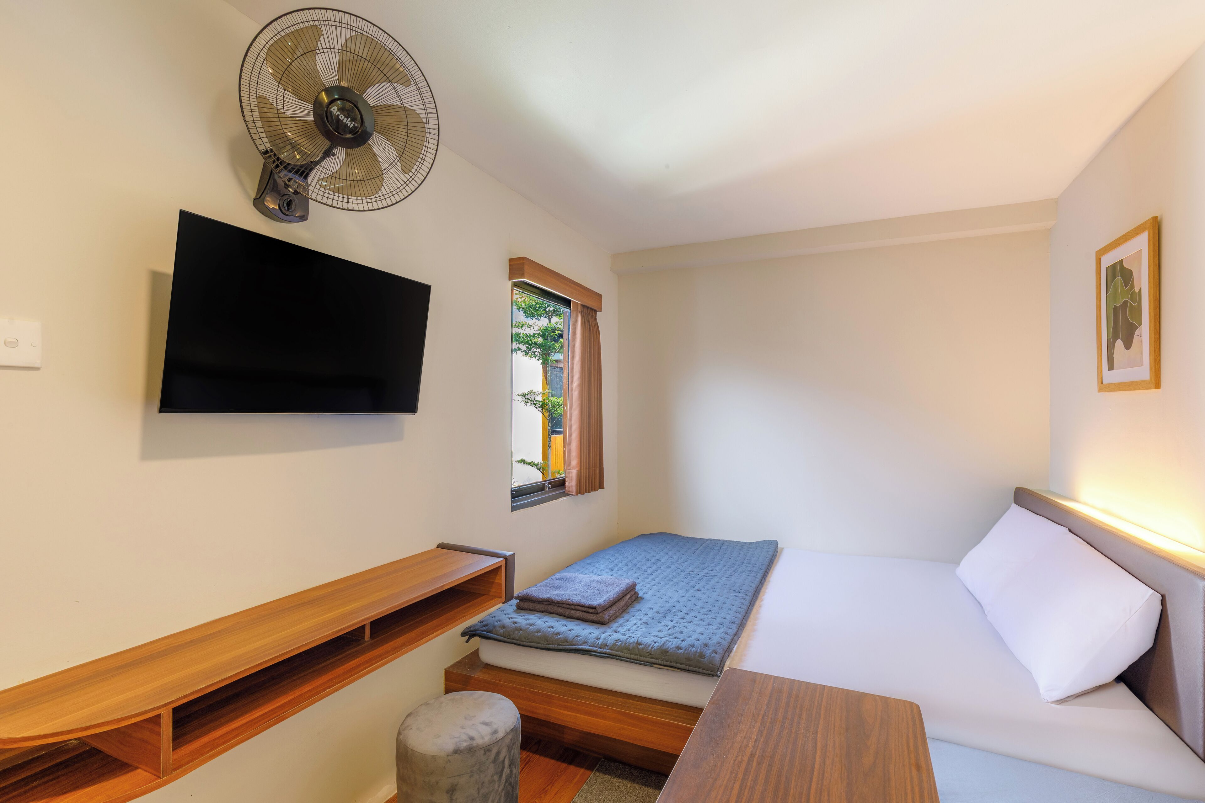 Double Room, Garden View | Free minibar, desk, laptop workspace, free WiFi