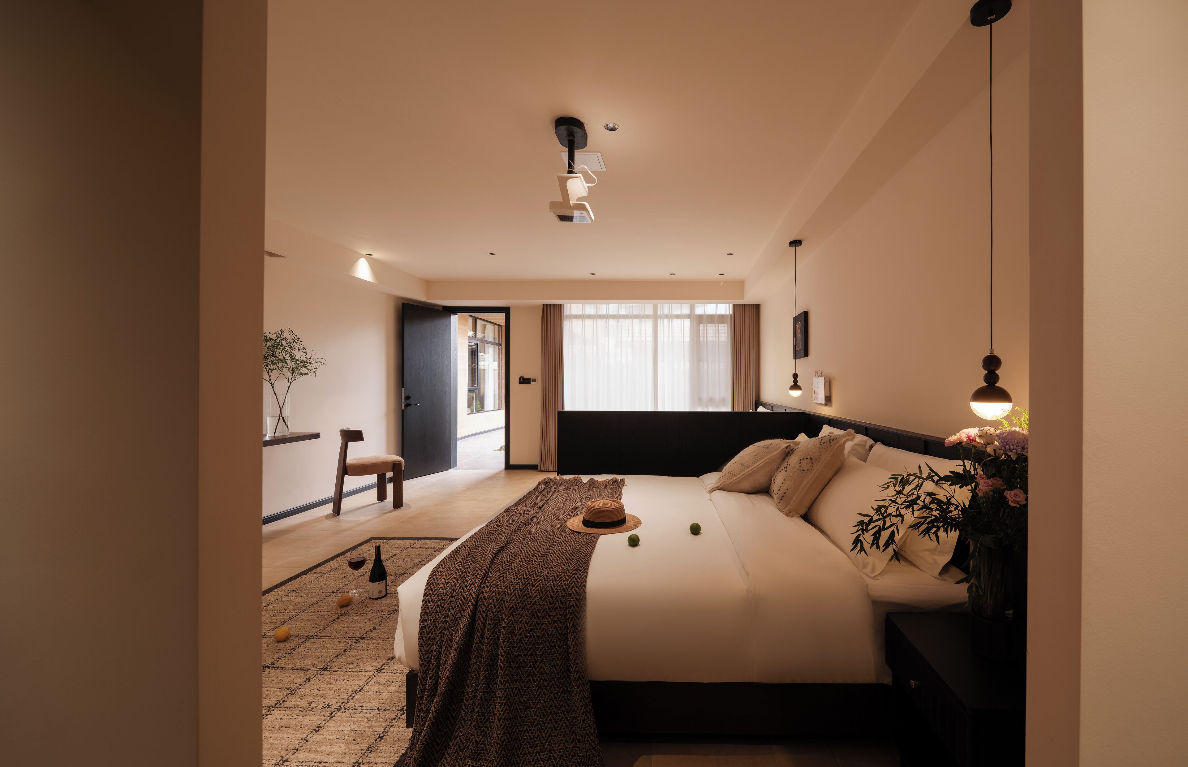 Family Room, Courtyard View