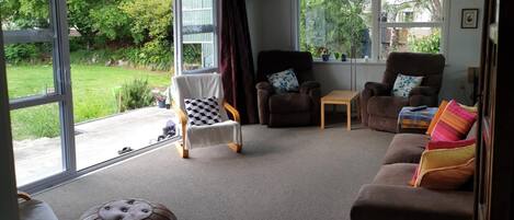 Télévision, cheminée