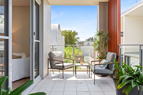 Seaside Retreat with Parking and Balcony