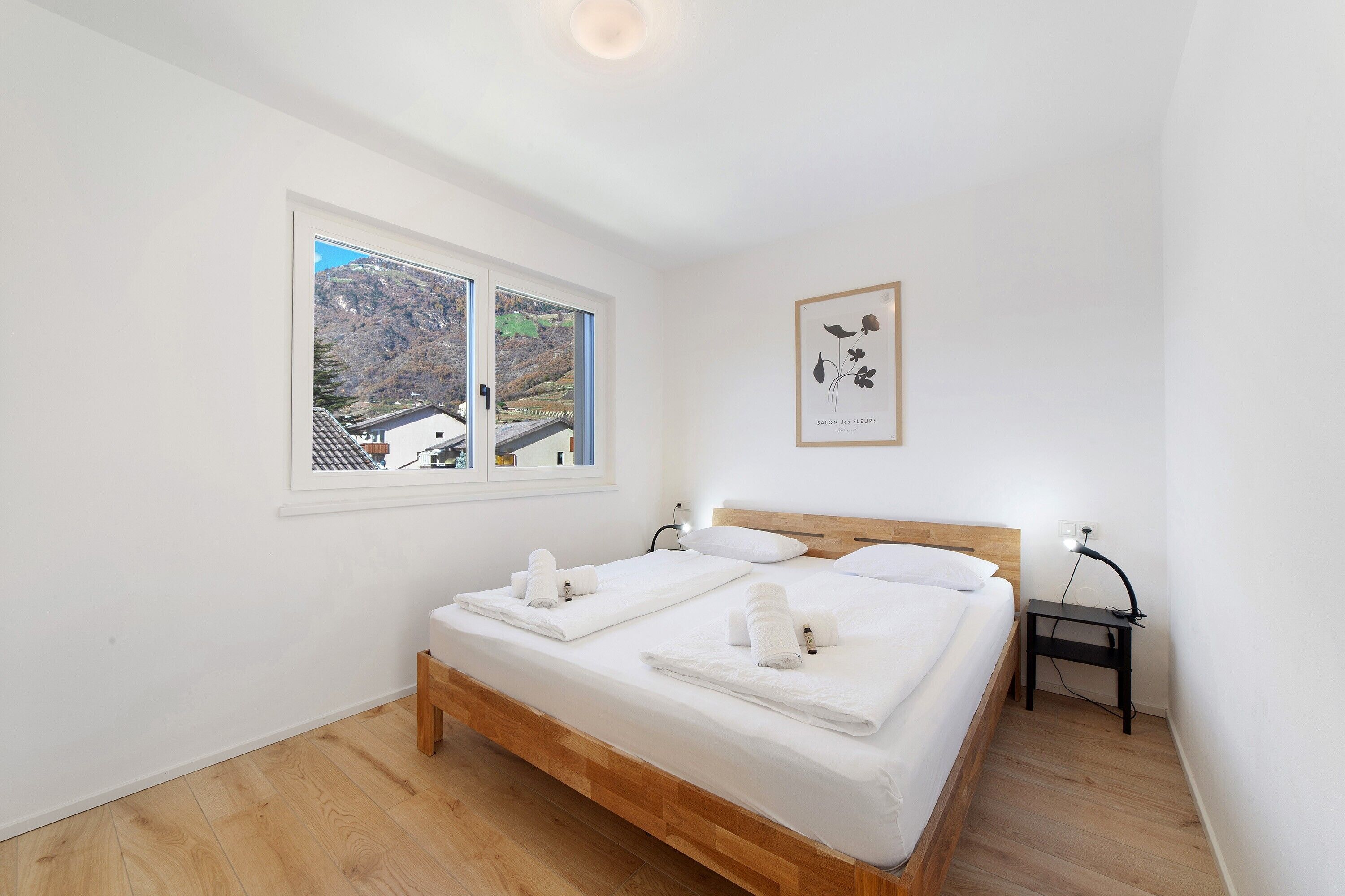 2 bedrooms, desk, iron/ironing board, WiFi