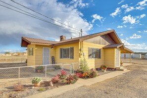 Exterior - On 17-Acre Lot w/ Barn & Patio: Rural Aztec Home (Aztec)